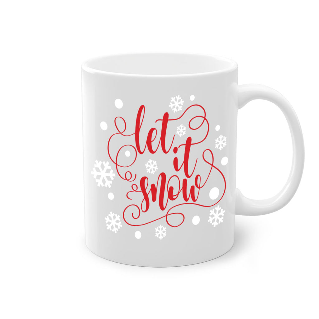 let it snow style 435#- christmas-Mug / Coffee Cup