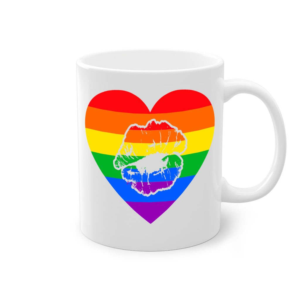 lgbt rainbow cool lip lgbt 96#- lgbt-Mug / Coffee Cup