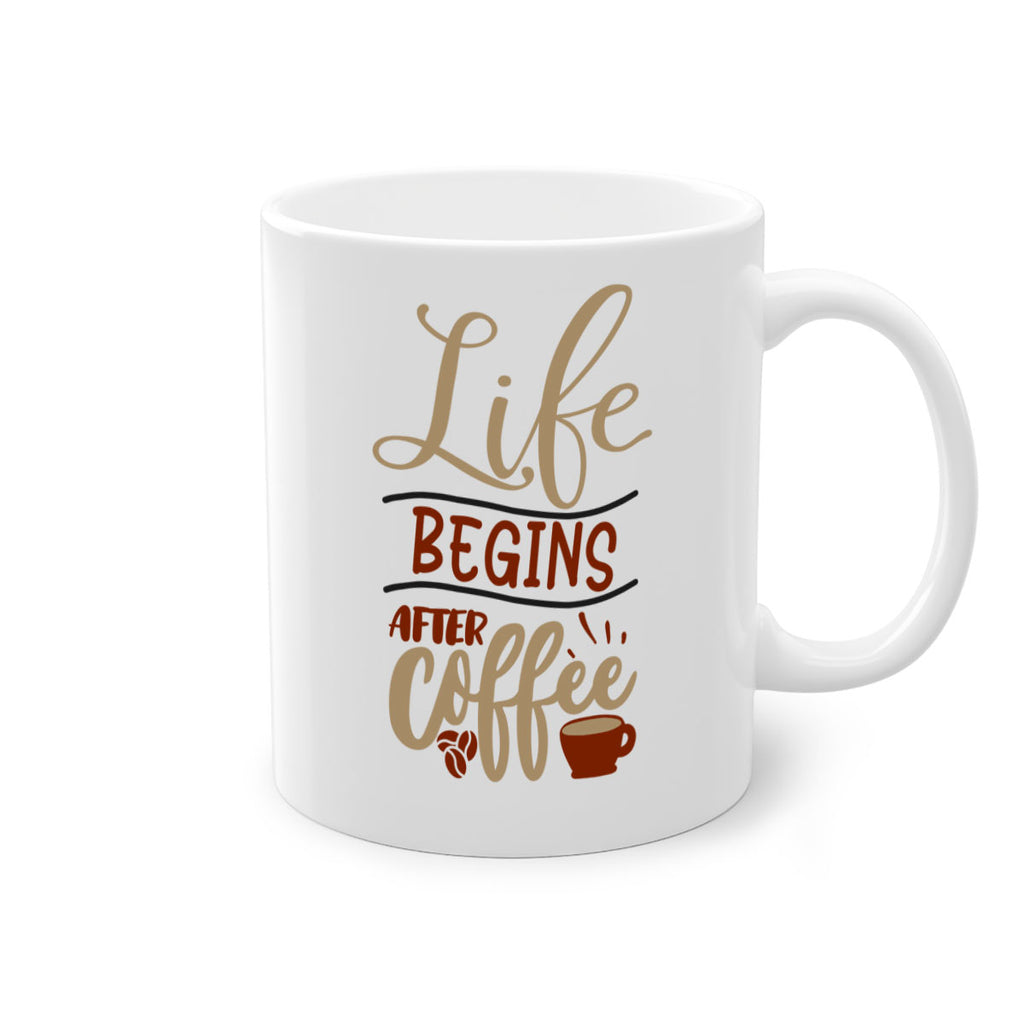 life begins after coffee 210#- coffee-Mug / Coffee Cup