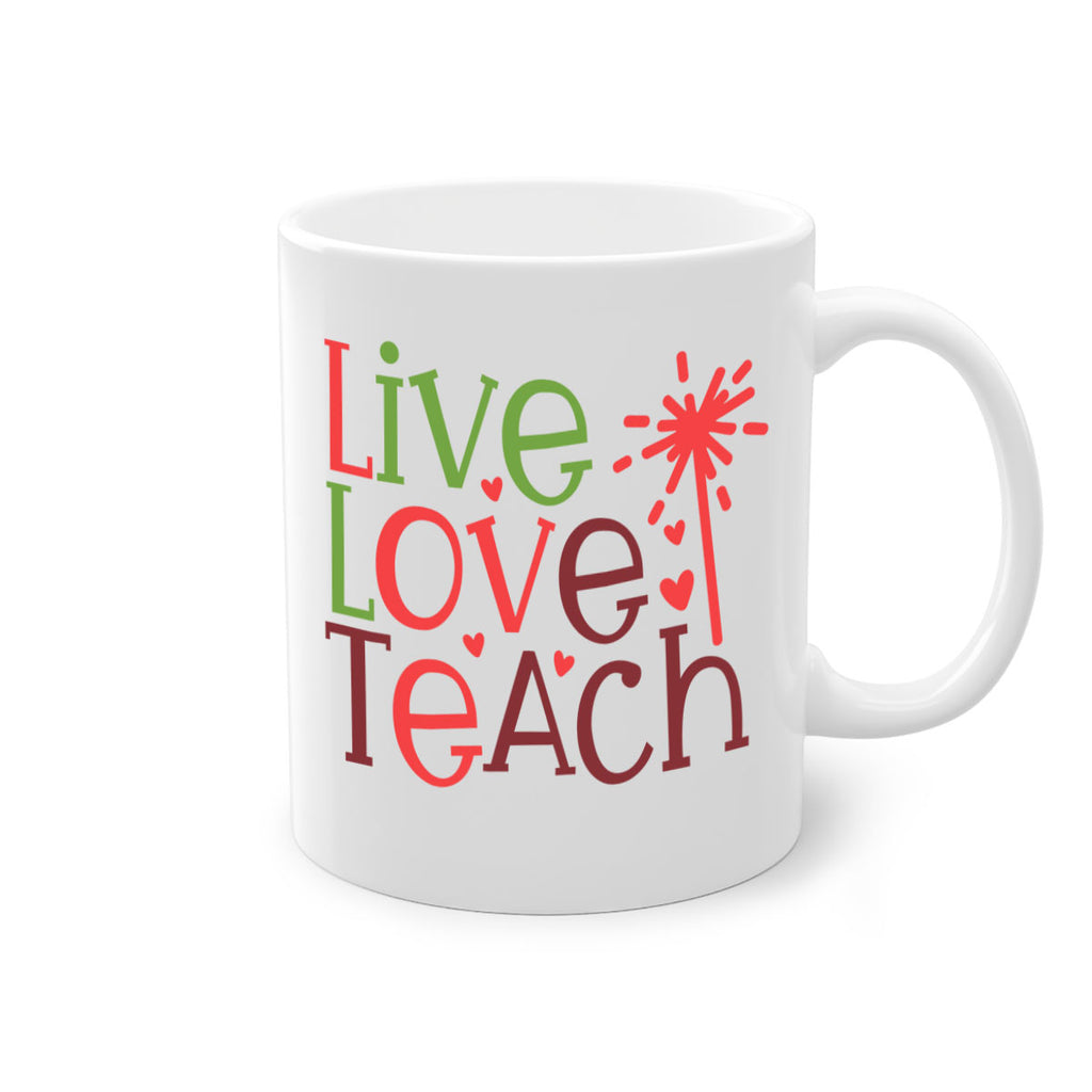 live love teach 230#- christmas-Mug / Coffee Cup