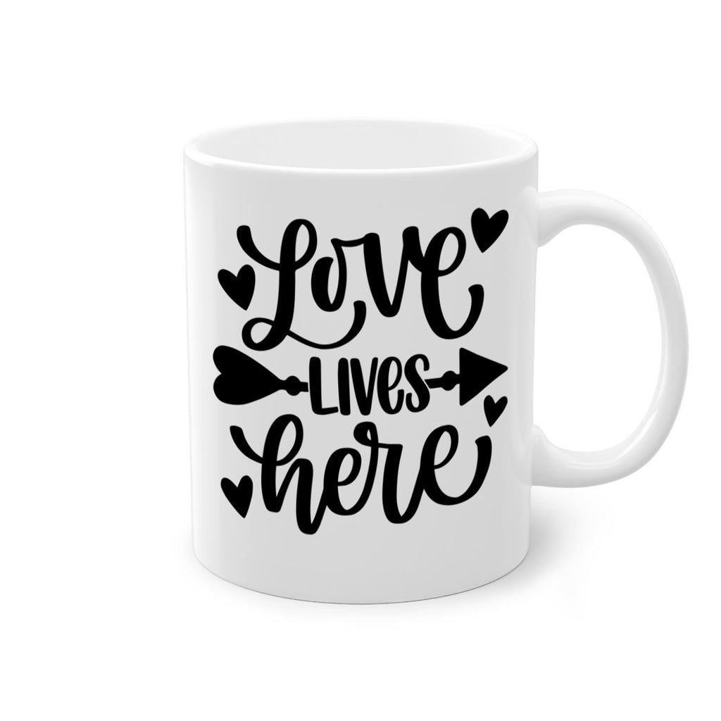 love lives here 7#- home-Mug / Coffee Cup