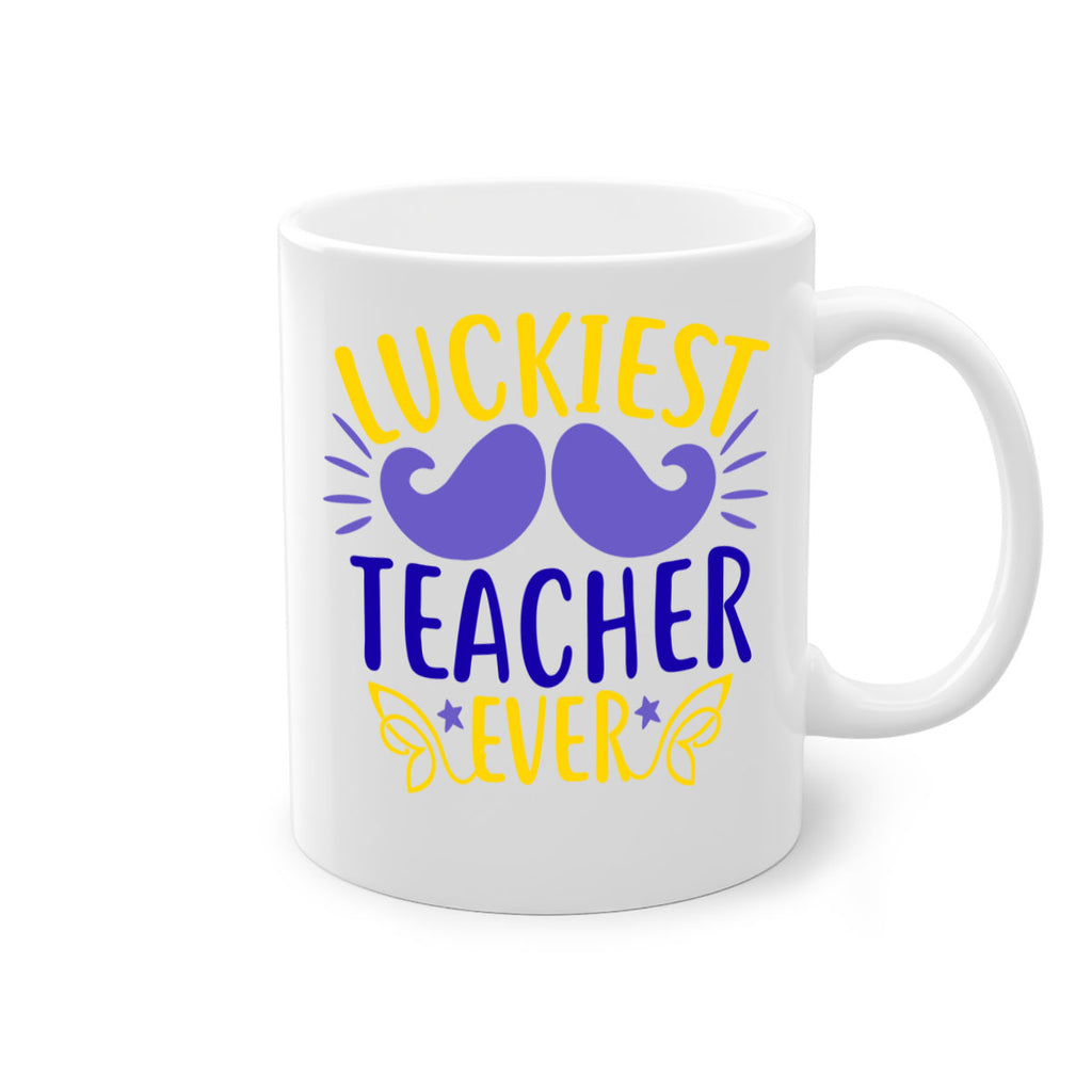 luckiest teacher ever 12#- mardi gras-Mug / Coffee Cup