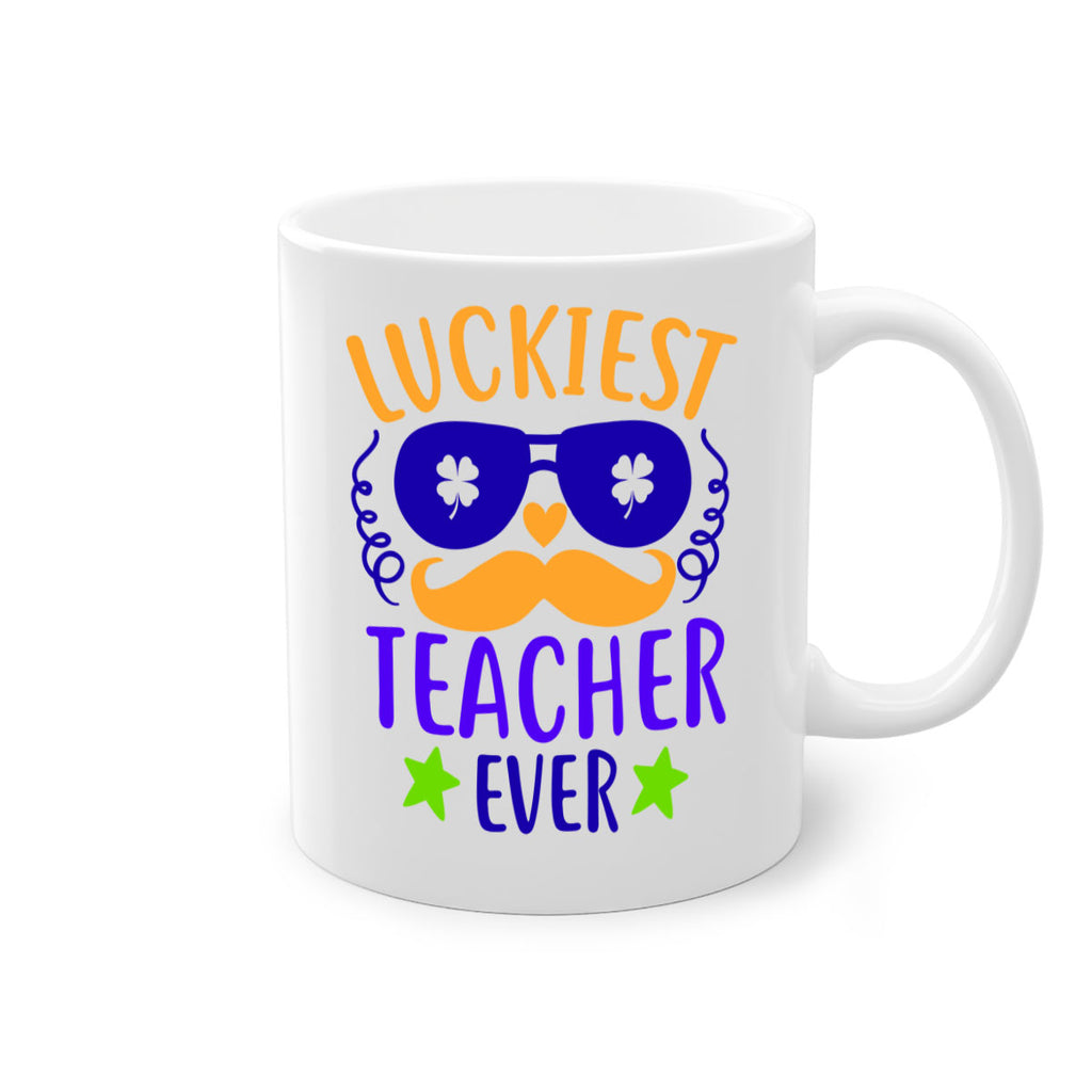 luckiest teacher ever 14#- mardi gras-Mug / Coffee Cup