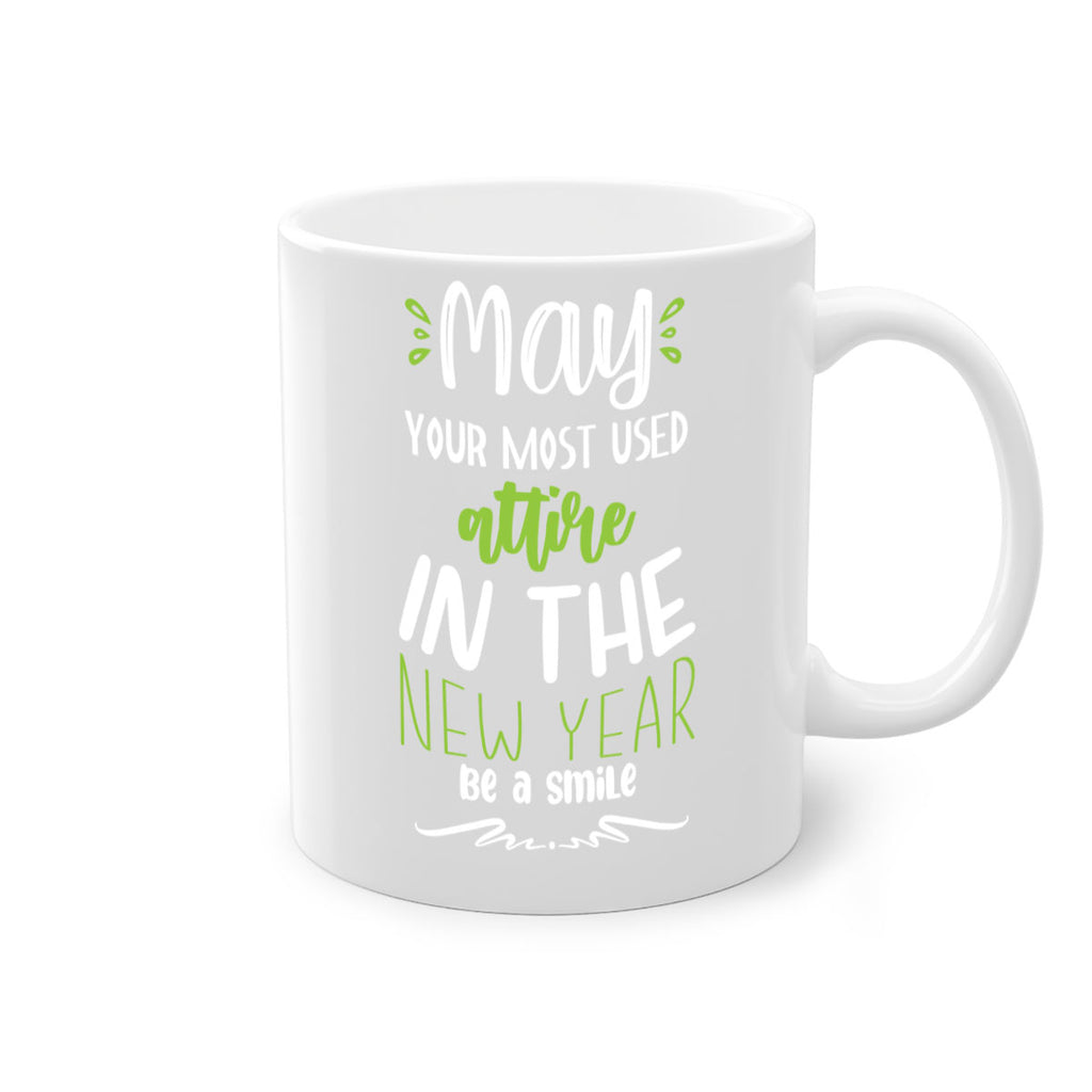 may your most used attire in the new year be a smile style 463#- christmas-Mug / Coffee Cup