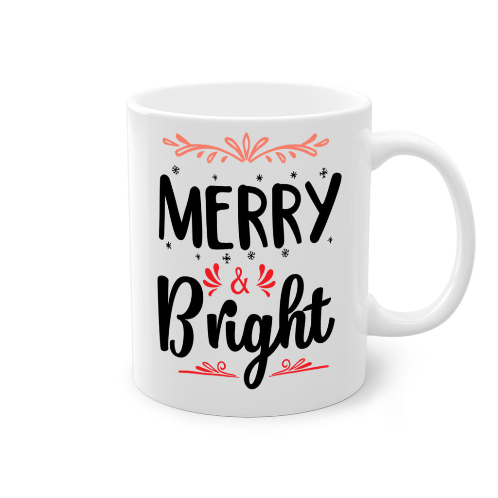 merry & bright style 467#- christmas-Mug / Coffee Cup