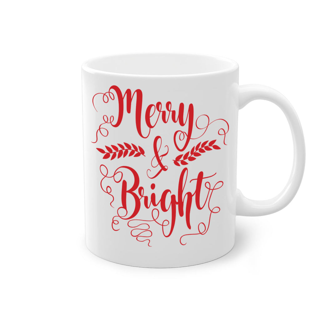 merry & bright style 468#- christmas-Mug / Coffee Cup