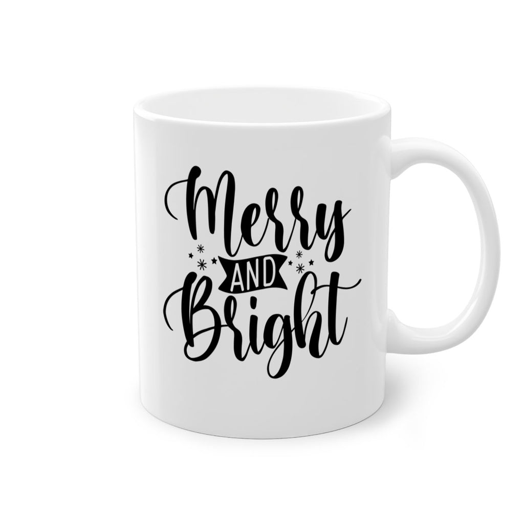 merry and bright style 470#- christmas-Mug / Coffee Cup