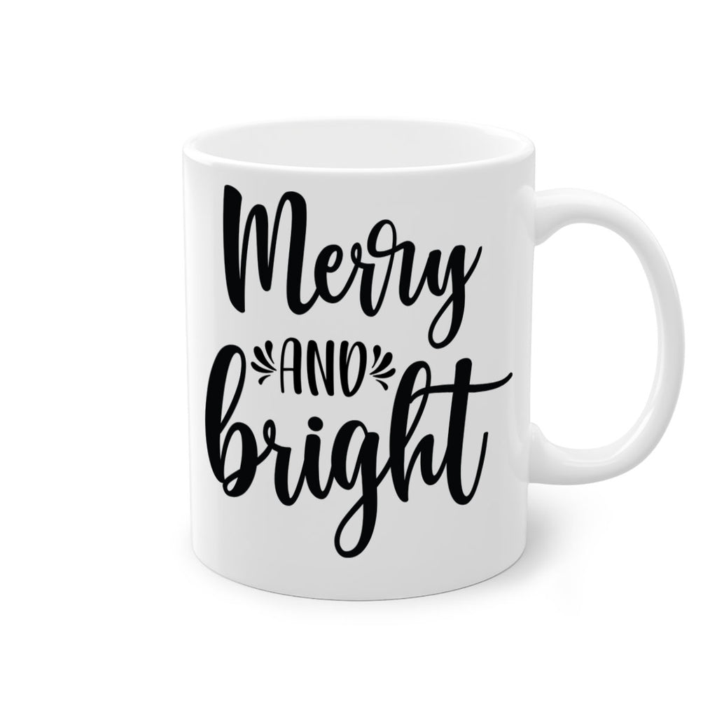 merry and bright style 472#- christmas-Mug / Coffee Cup