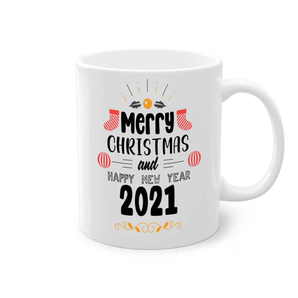 merry christmas and a very happy new year style 486#- christmas-Mug / Coffee Cup