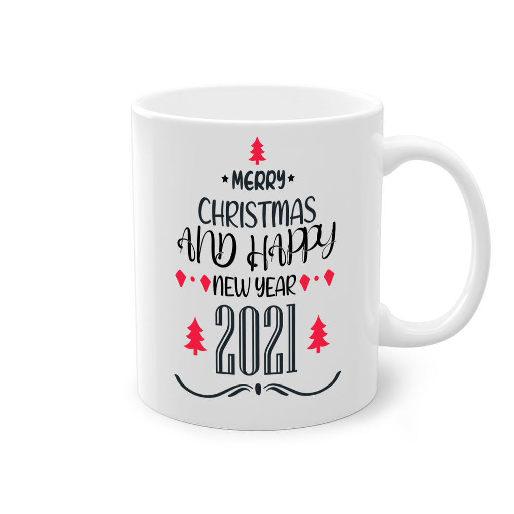 merry christmas and happy new year style 495#- christmas-Mug / Coffee Cup