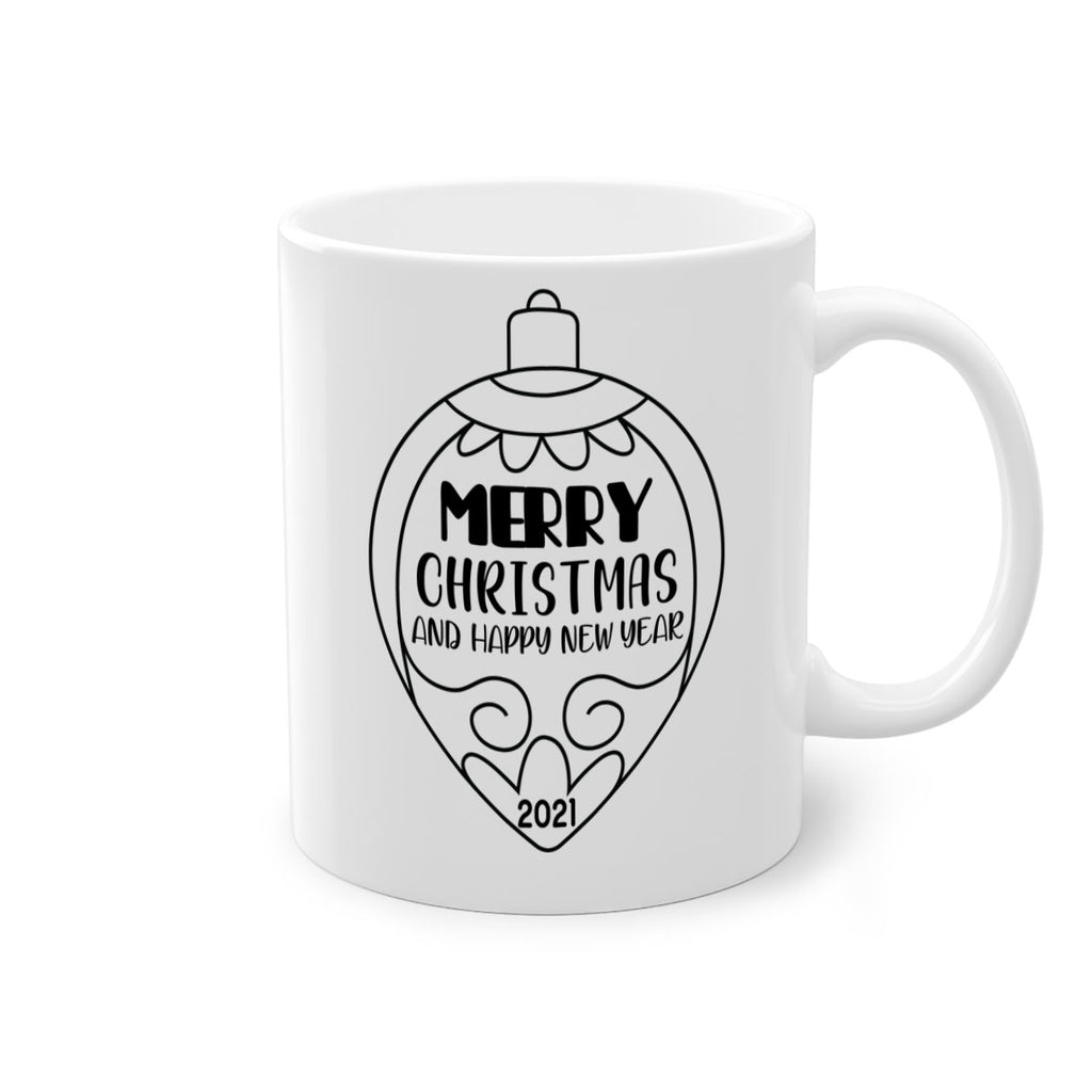 merry christmas enjoy the holiday style 497#- christmas-Mug / Coffee Cup