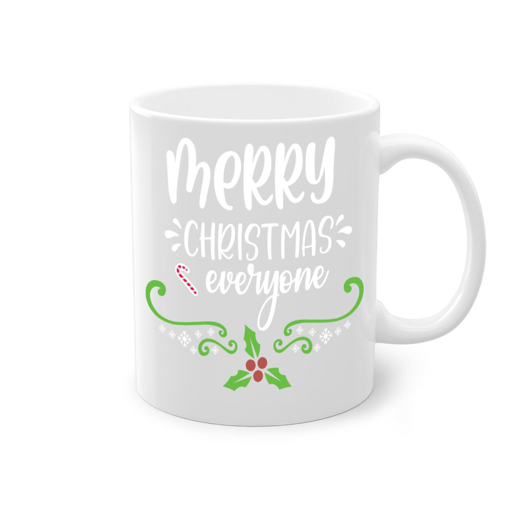 merry christmas everyone style 501#- christmas-Mug / Coffee Cup