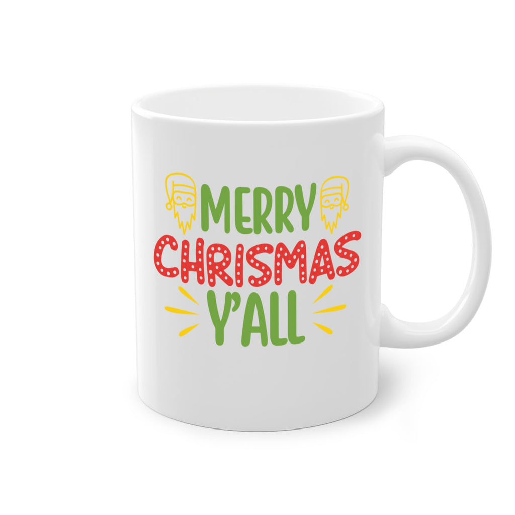 merry christmas yall 225#- christmas-Mug / Coffee Cup