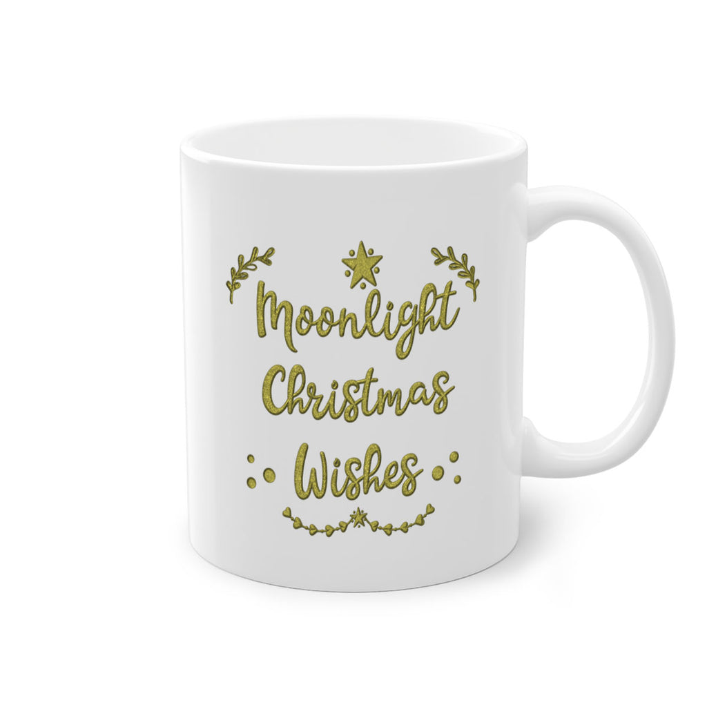 moonlight christmas wishes green 456#- christmas-Mug / Coffee Cup