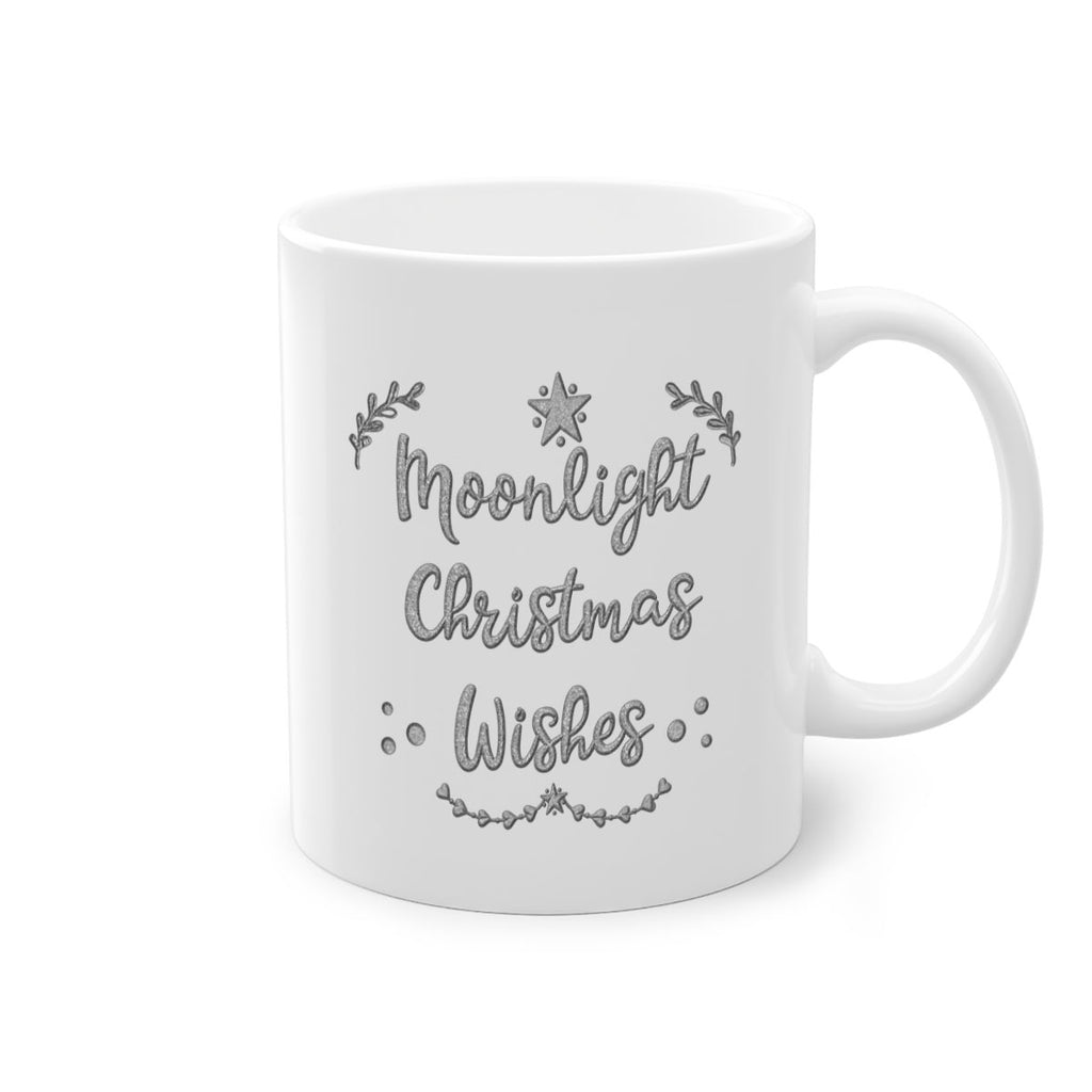 moonlight christmas wishes silver 455#- christmas-Mug / Coffee Cup