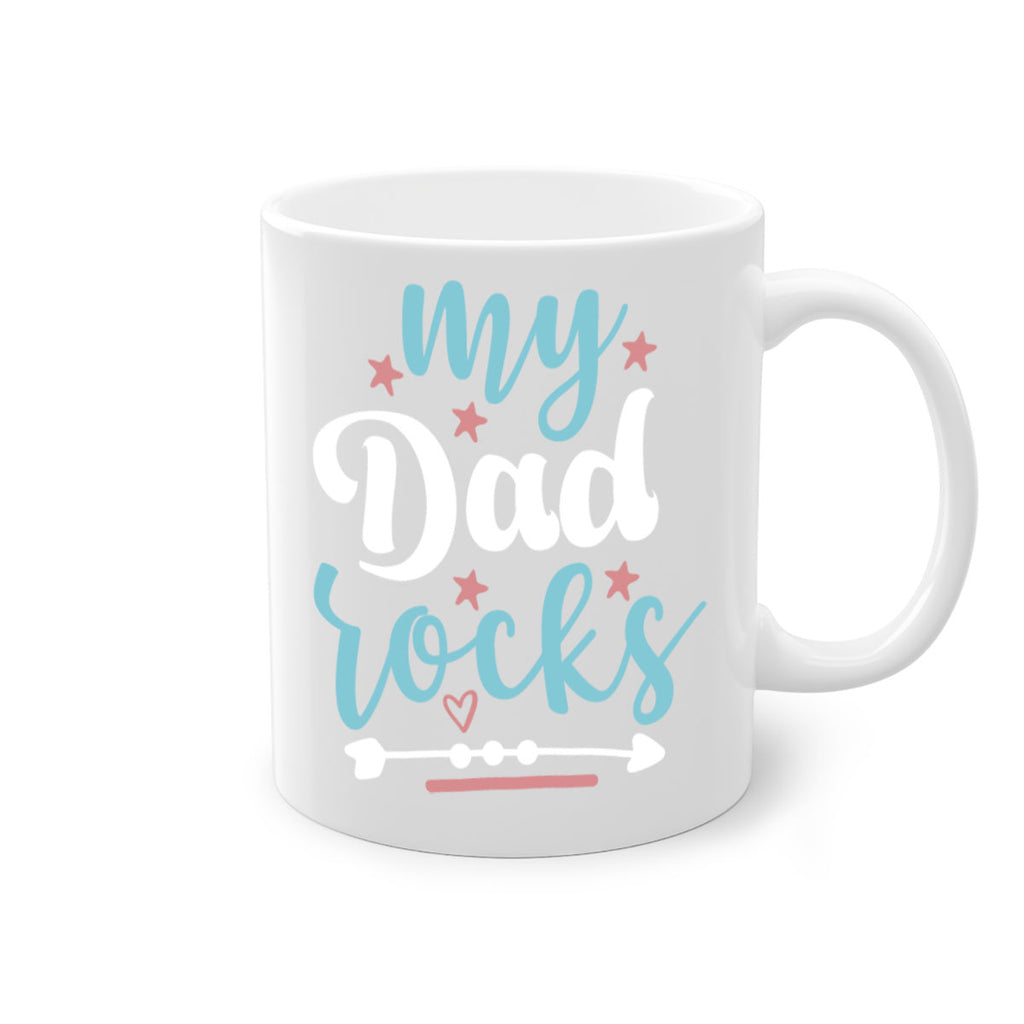 my dad rocks 82#- fathers day-Mug / Coffee Cup