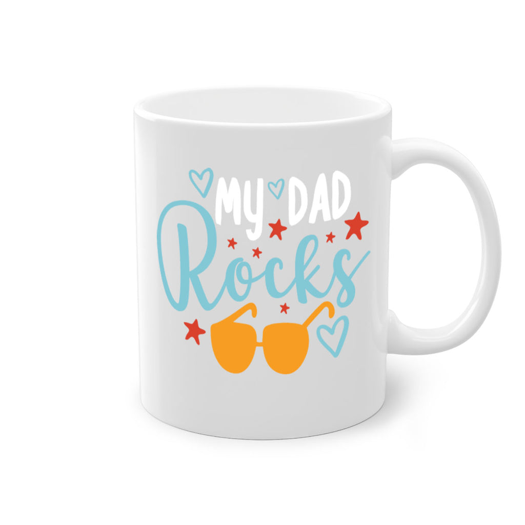 my dad rocks 83#- fathers day-Mug / Coffee Cup