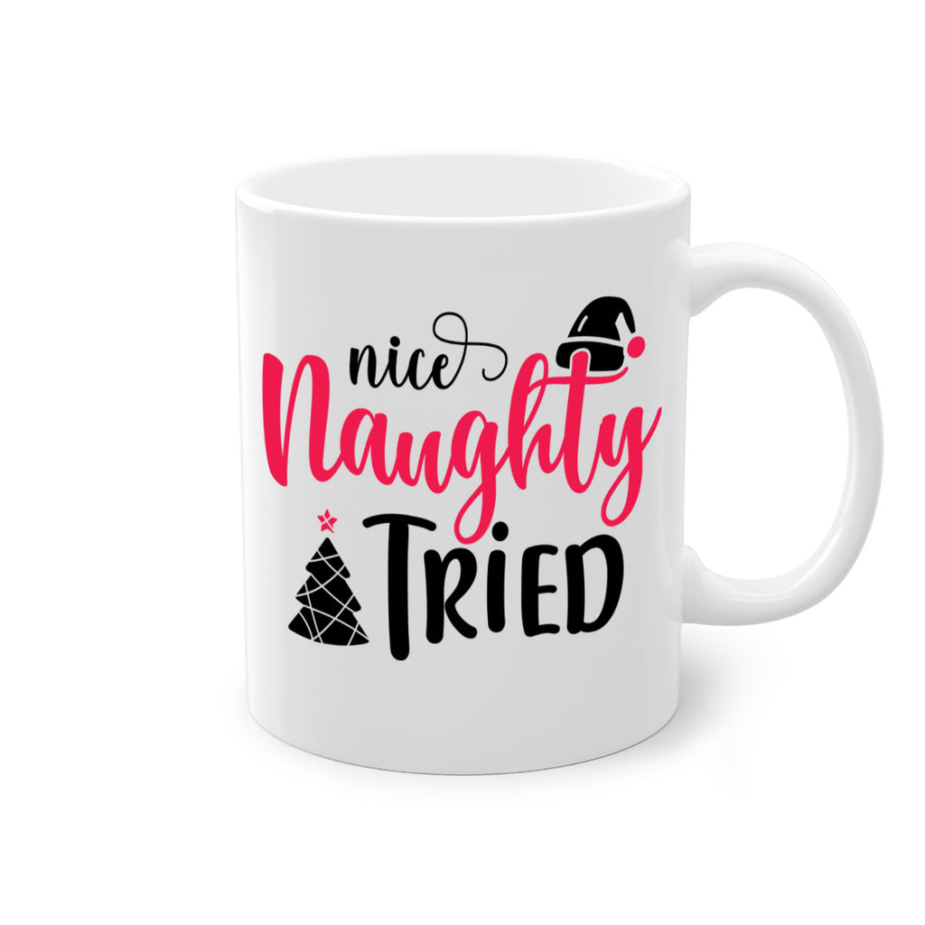 nice naughty i tried style 540#- christmas-Mug / Coffee Cup