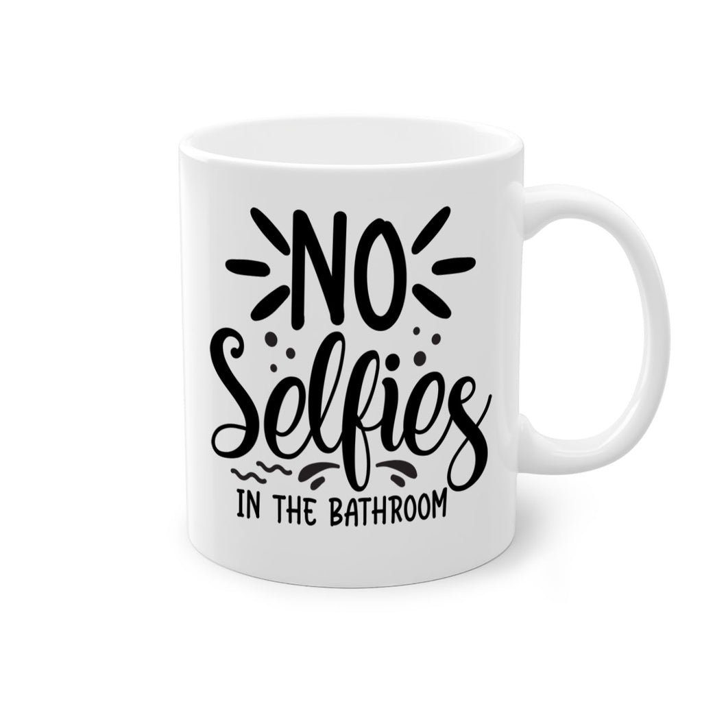 no selfies in the bathroom 64#- bathroom-Mug / Coffee Cup