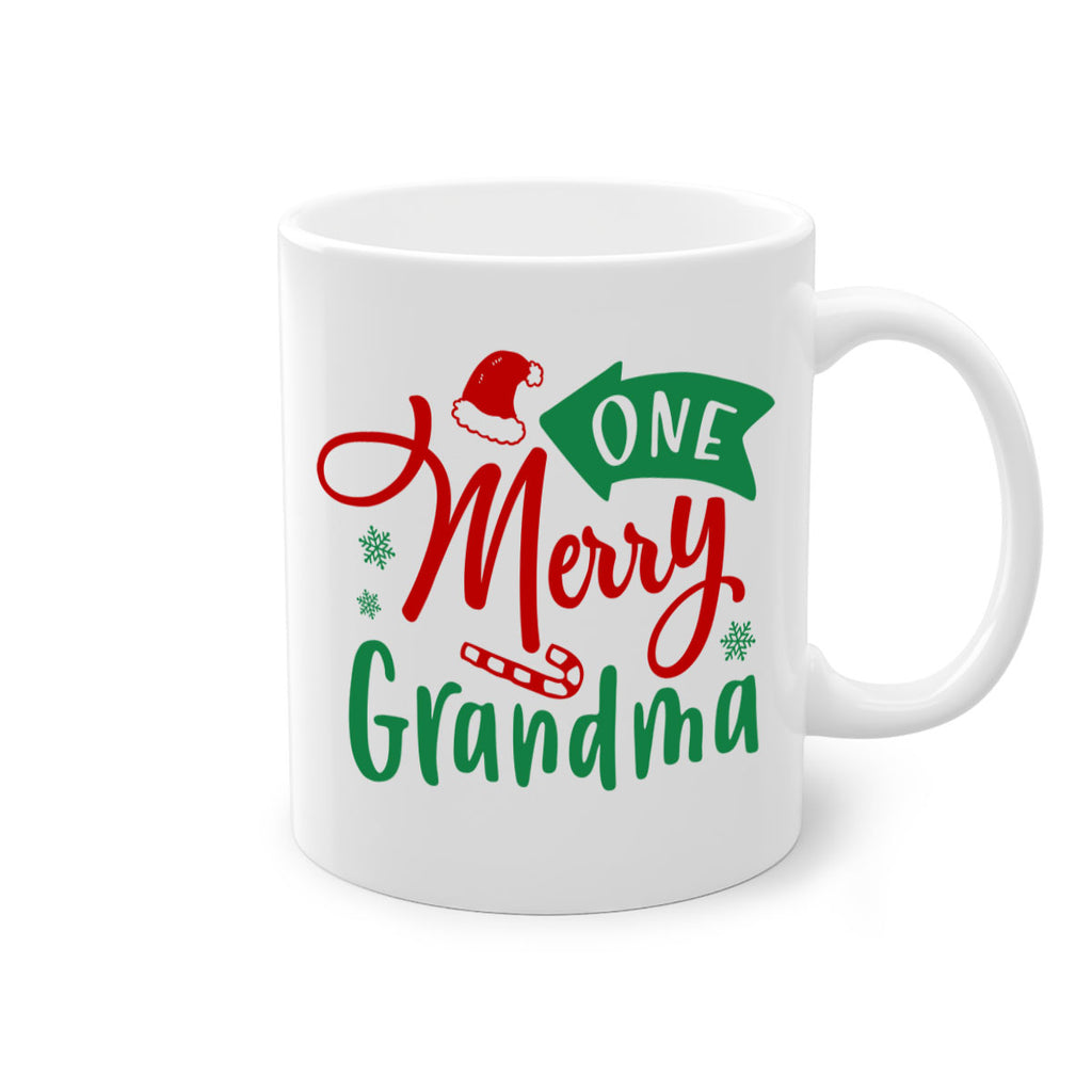 one merry grandma style 569#- christmas-Mug / Coffee Cup