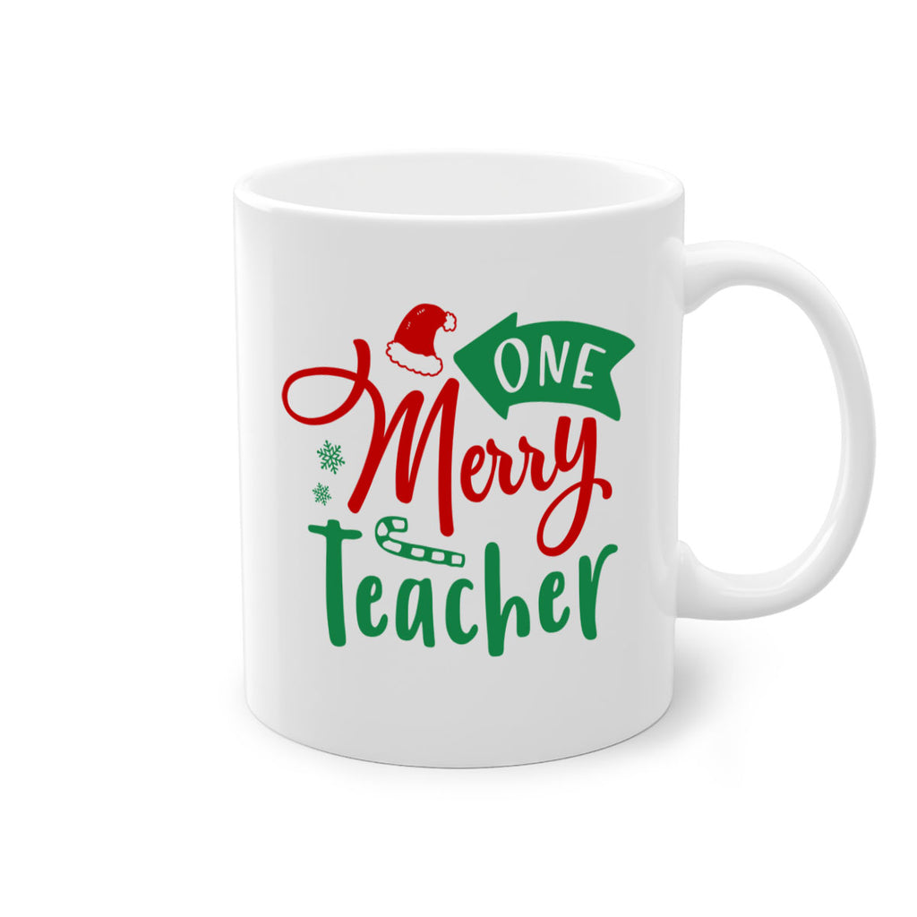 one merry teacher style 575#- christmas-Mug / Coffee Cup