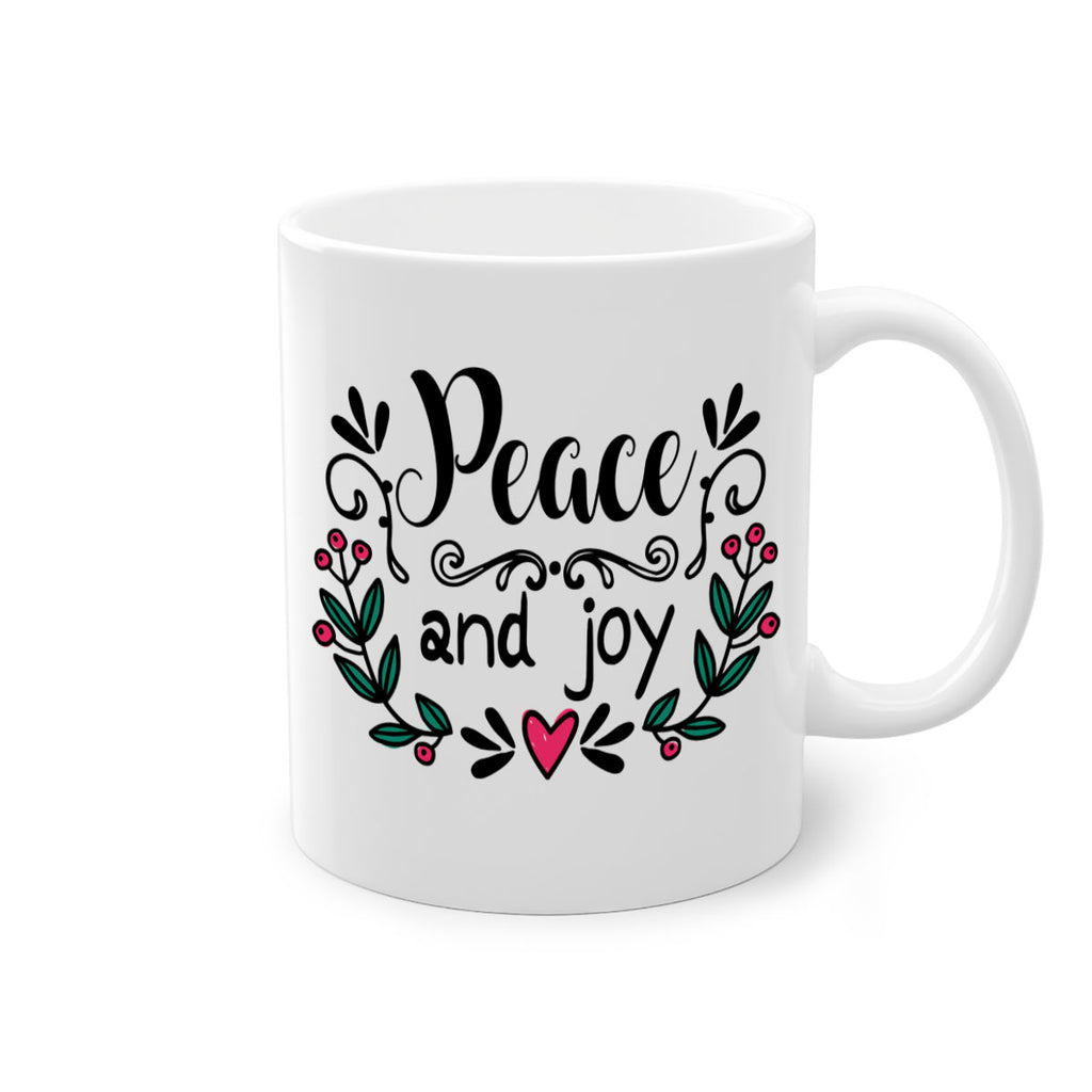 peace and joy style 582#- christmas-Mug / Coffee Cup