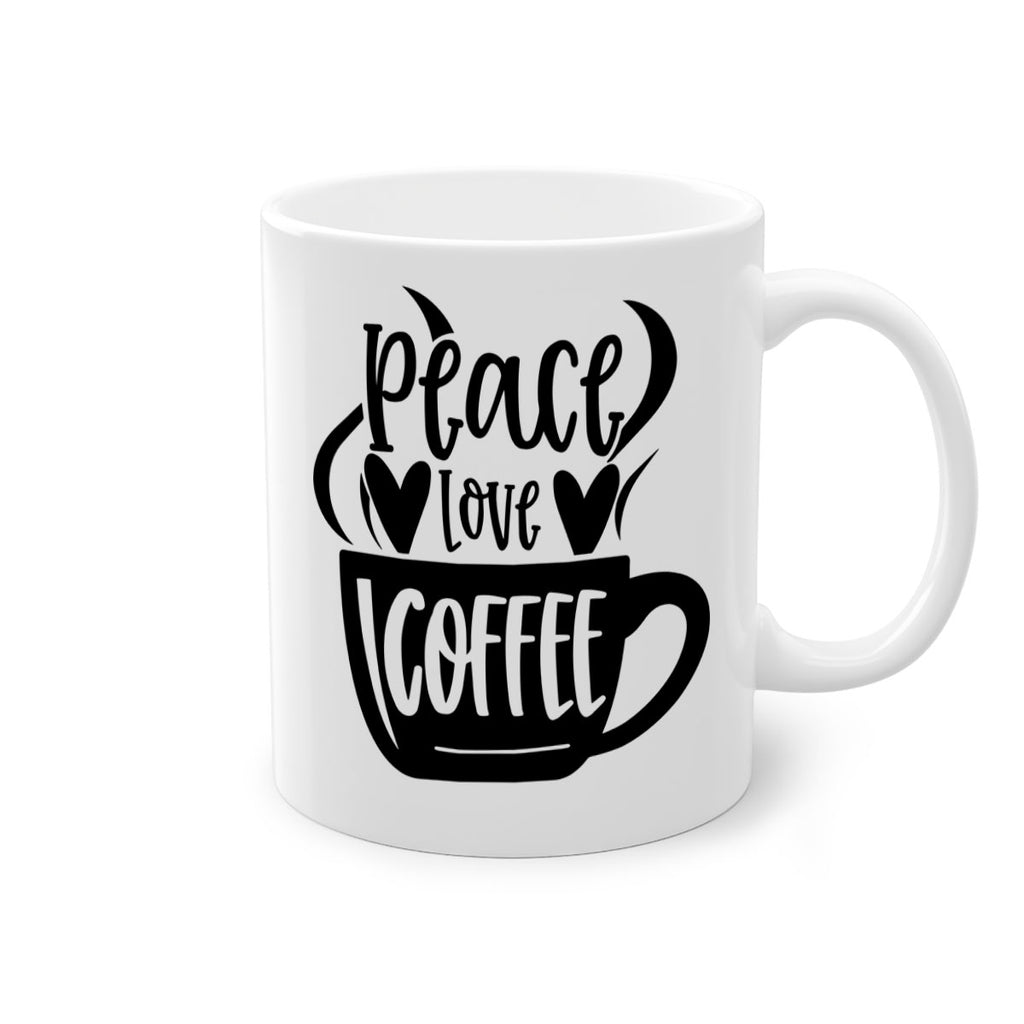 peace love coffee 48#- coffee-Mug / Coffee Cup