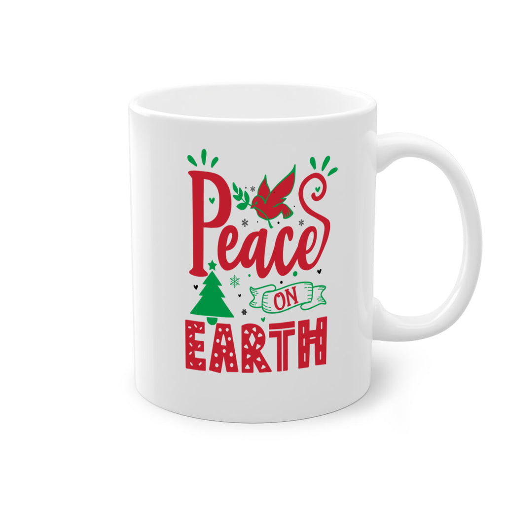 peace on earth style 583#- christmas-Mug / Coffee Cup