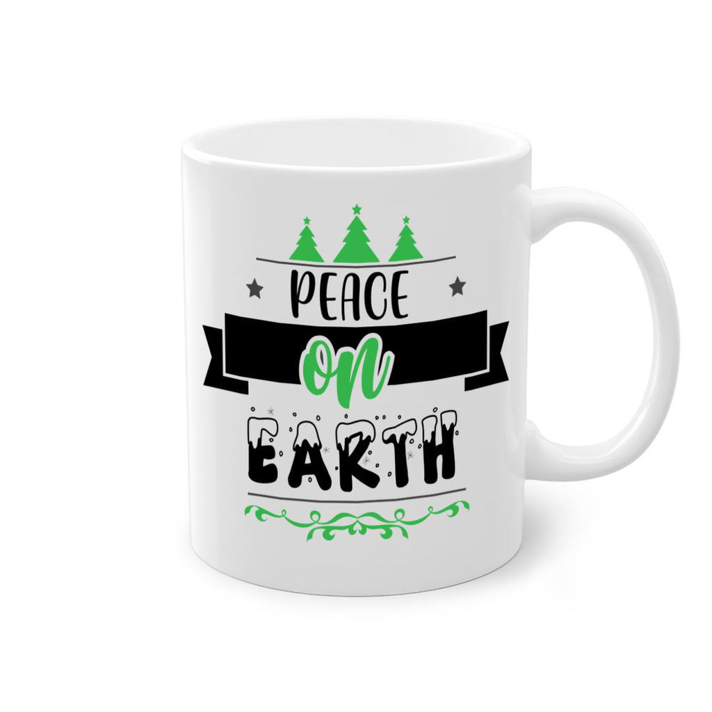 peace on earth style 585#- christmas-Mug / Coffee Cup