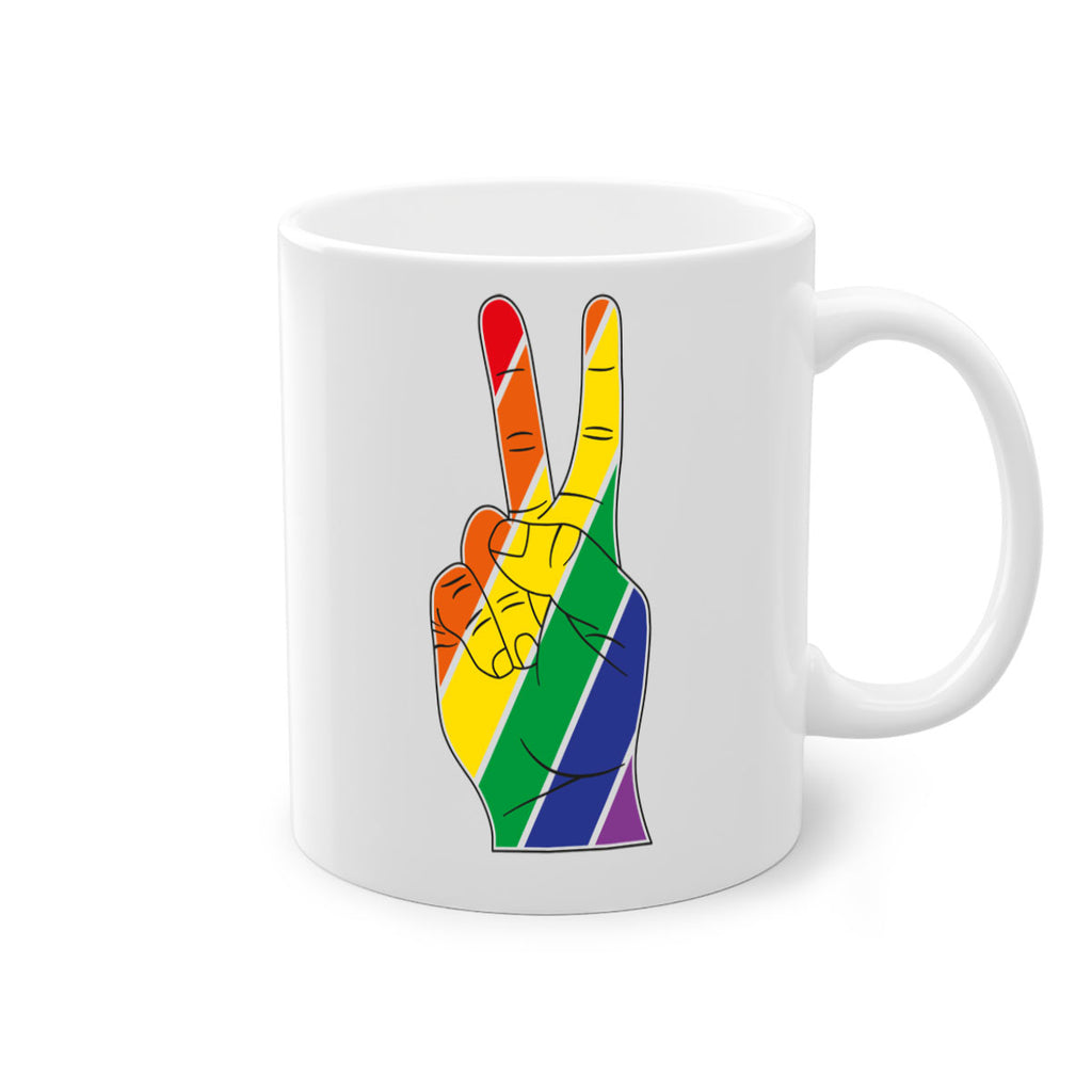 peacehand 72#- lgbt-Mug / Coffee Cup