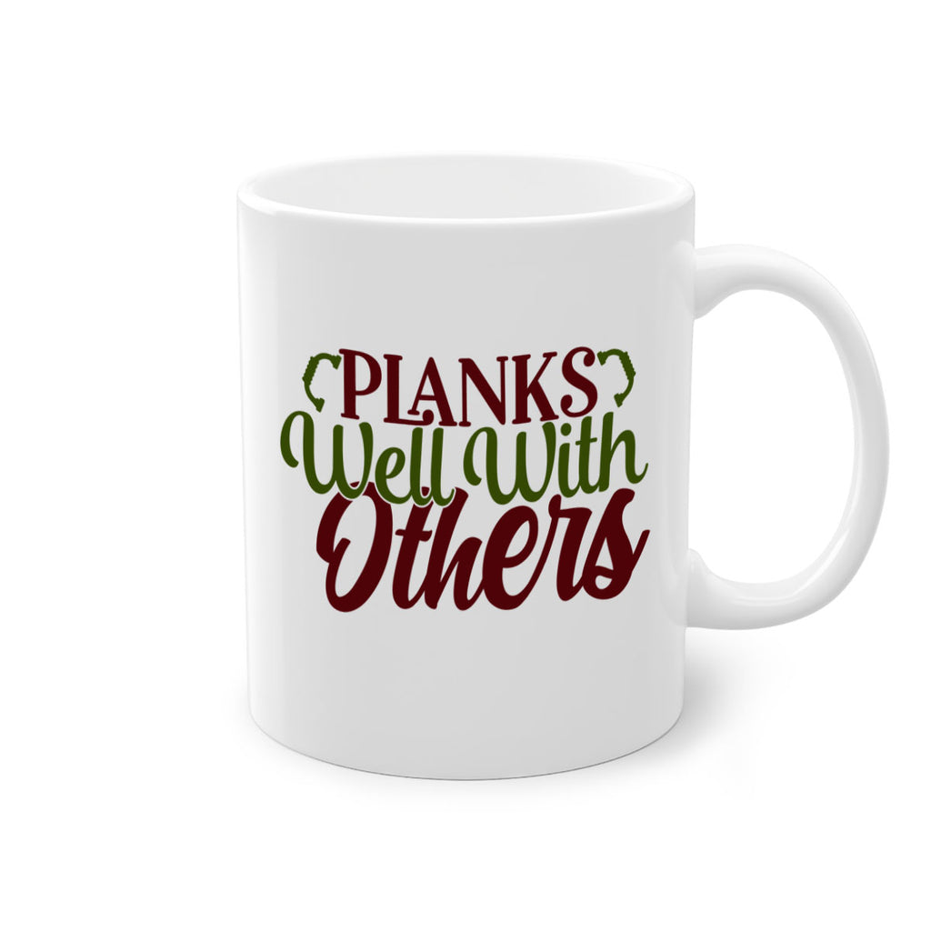 planks well with others 25#- gym-Mug / Coffee Cup