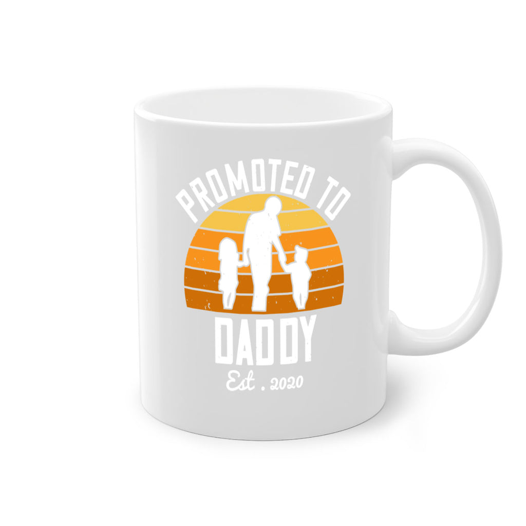 promoted to daddy est 187#- fathers day-Mug / Coffee Cup