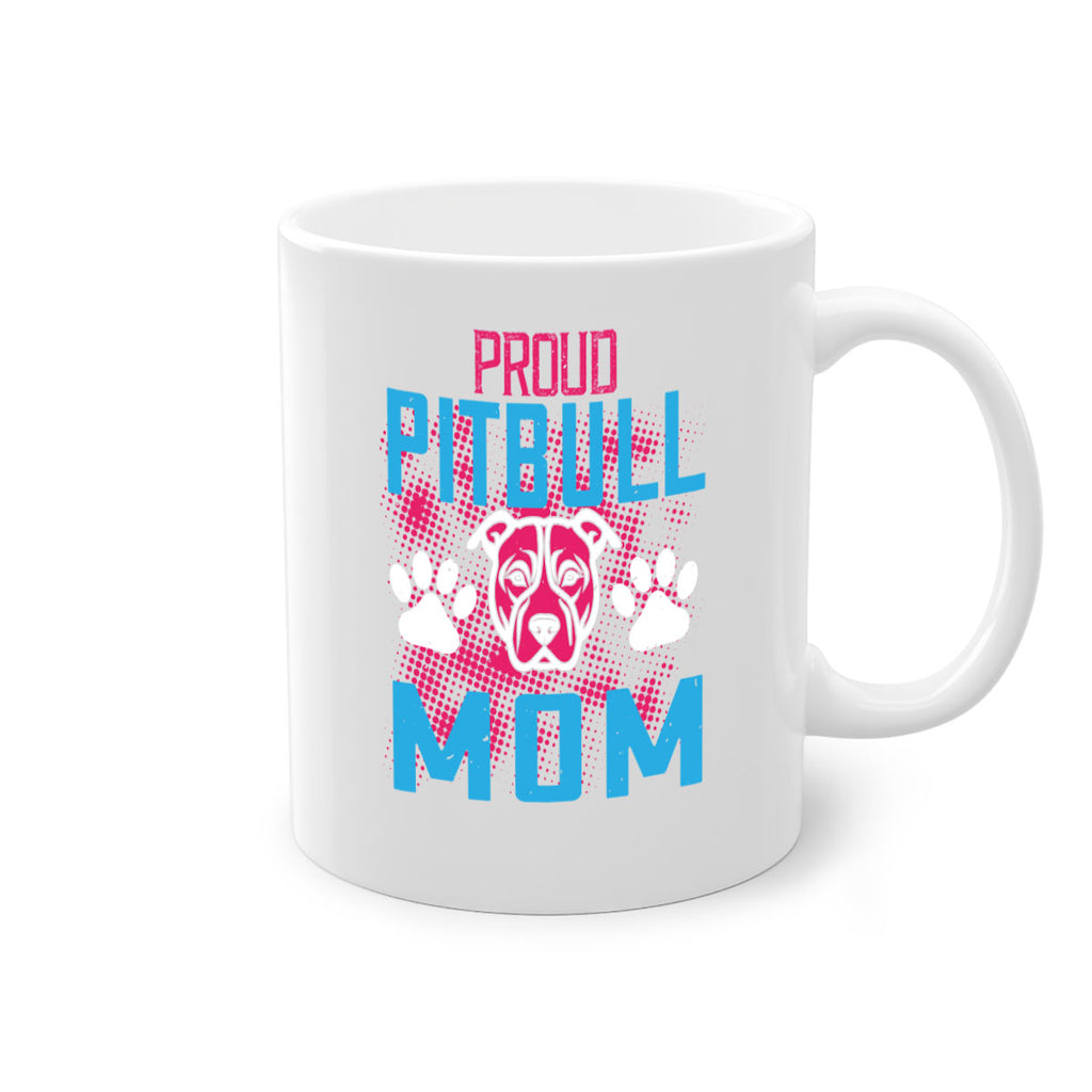 proud pitbull mom 70#- mom-Mug / Coffee Cup