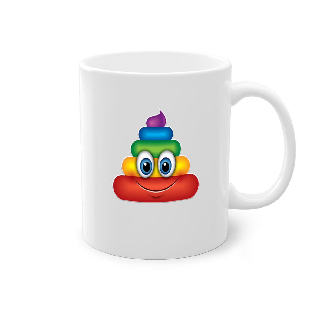 rainbow poop emoji 4#- lgbt-Mug / Coffee Cup