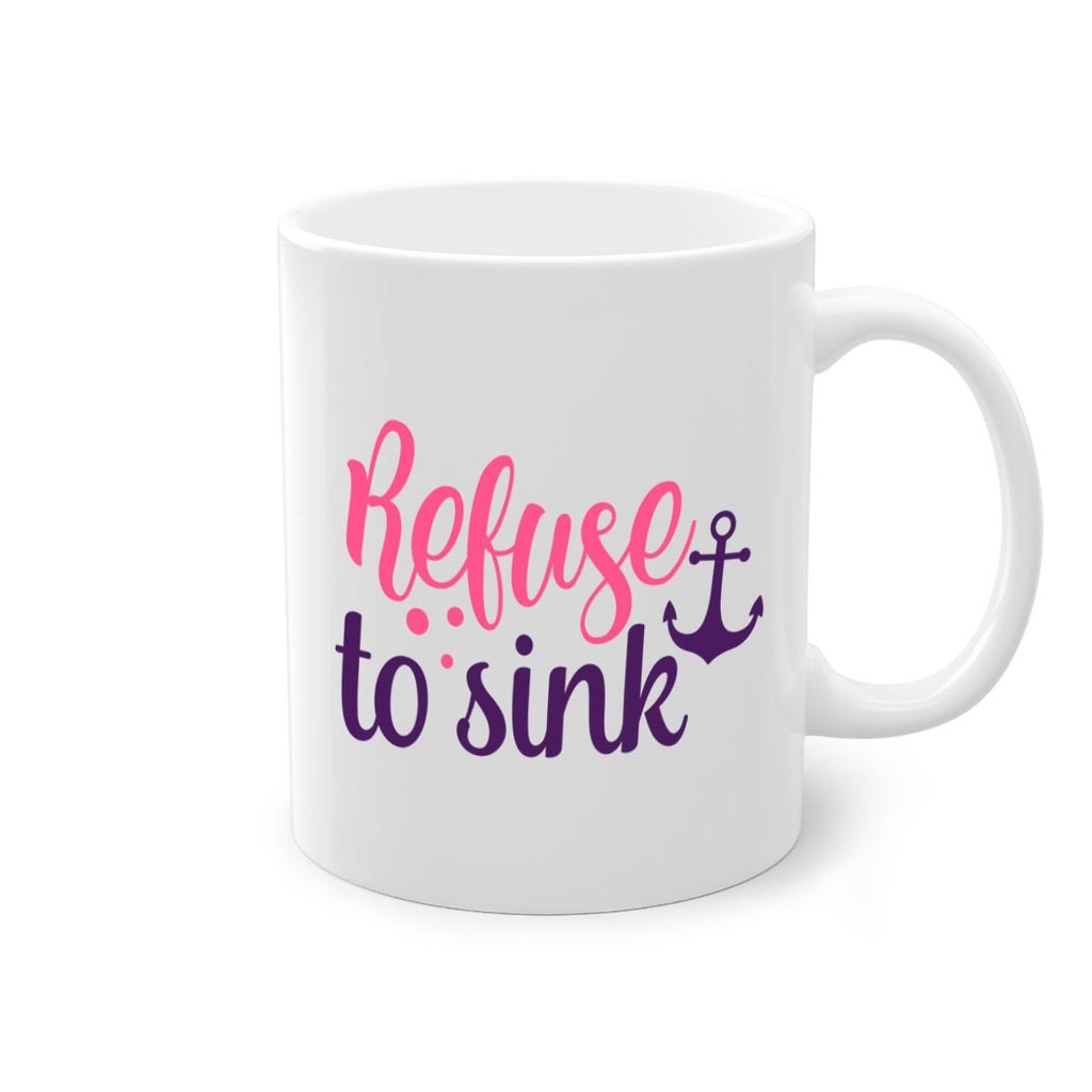 refuse to sink Style 4#- breast cancer-Mug / Coffee Cup