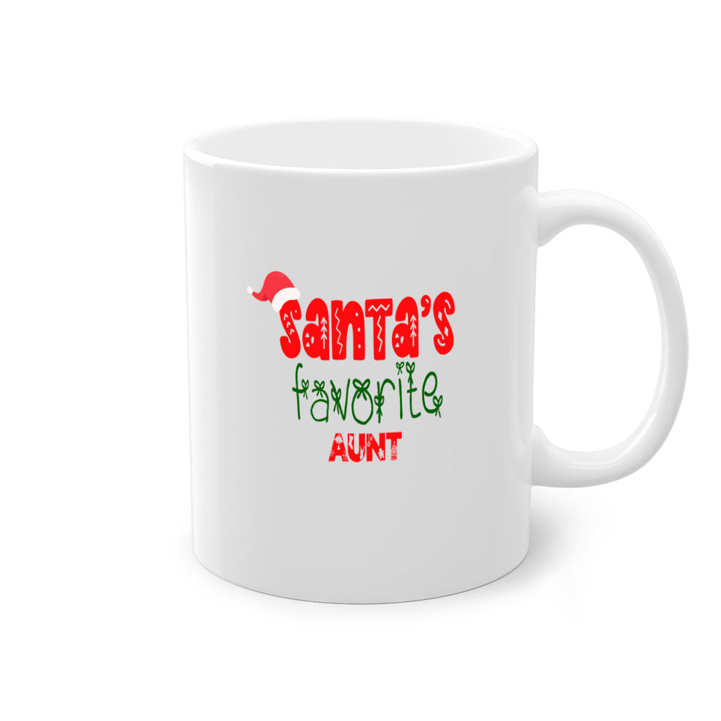 santas favorite aunt style 666#- christmas-Mug / Coffee Cup