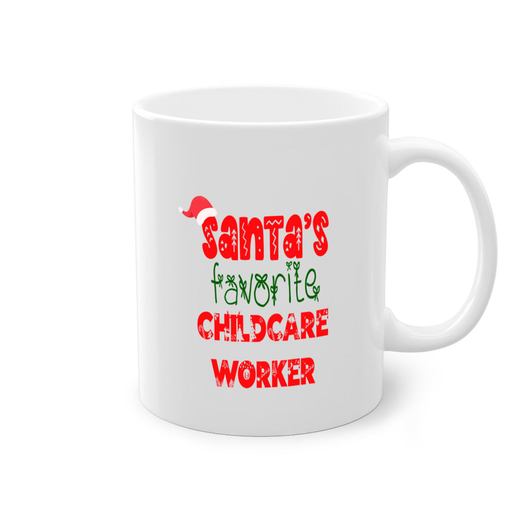 santas favorite childcare worker style 714#- christmas-Mug / Coffee Cup