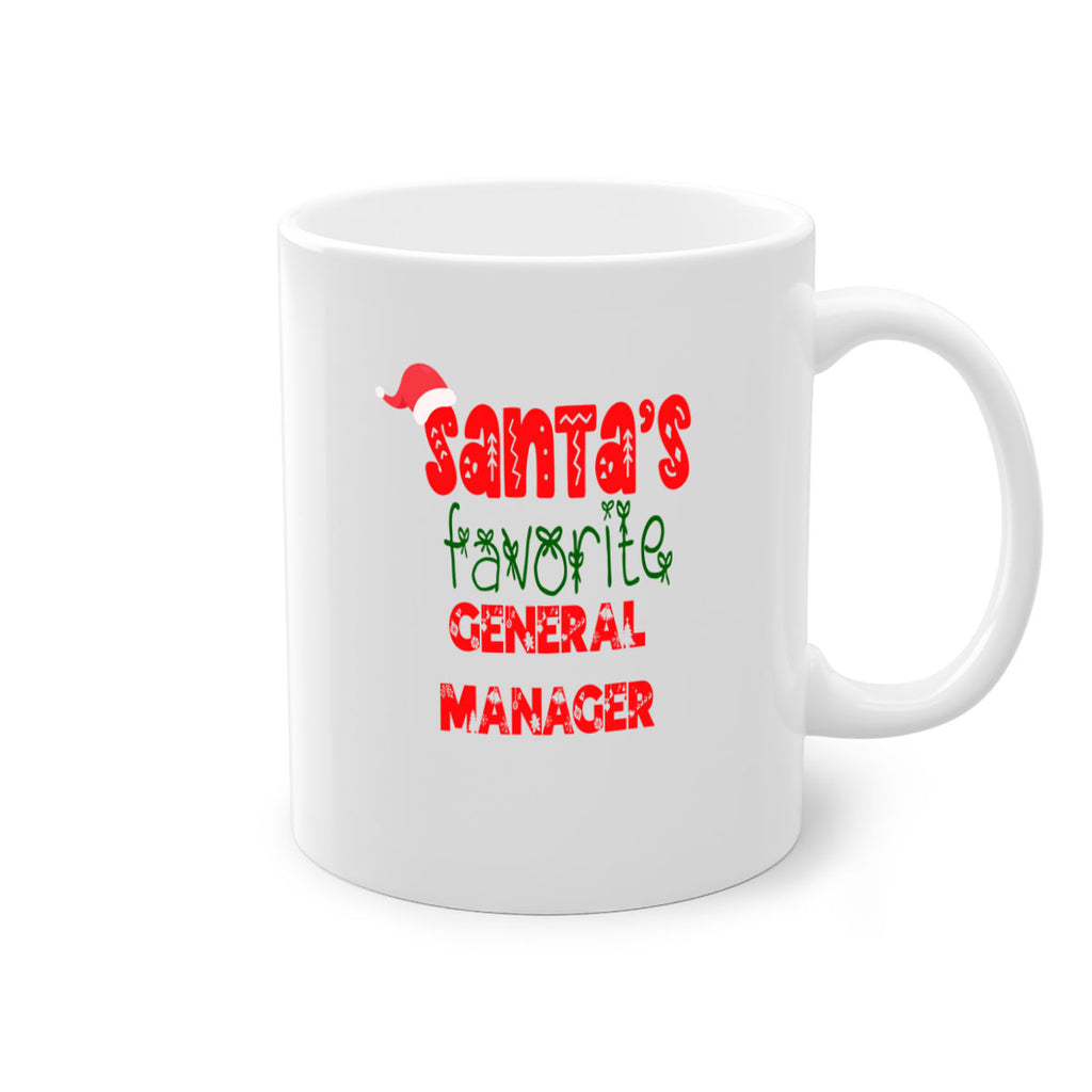 santas favorite general manager style 837#- christmas-Mug / Coffee Cup