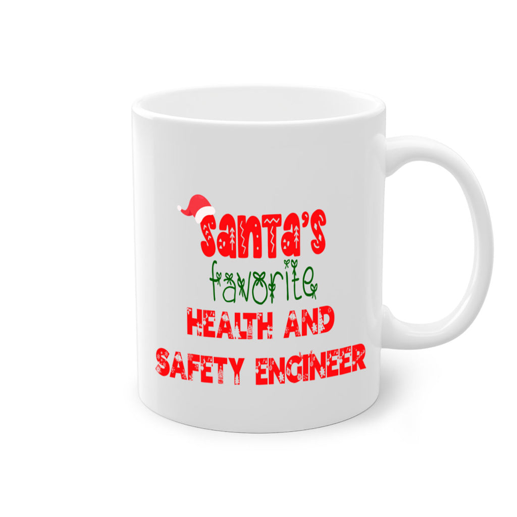 santas favorite health and safety engineer style 865#- christmas-Mug / Coffee Cup