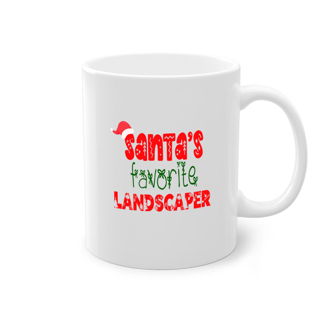 santas favorite landscaper style 909#- christmas-Mug / Coffee Cup