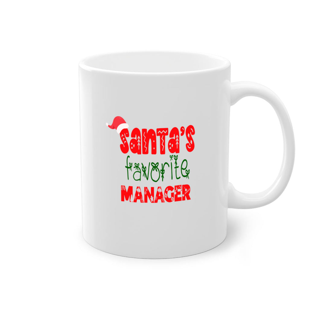 santas favorite manager style 938#- christmas-Mug / Coffee Cup