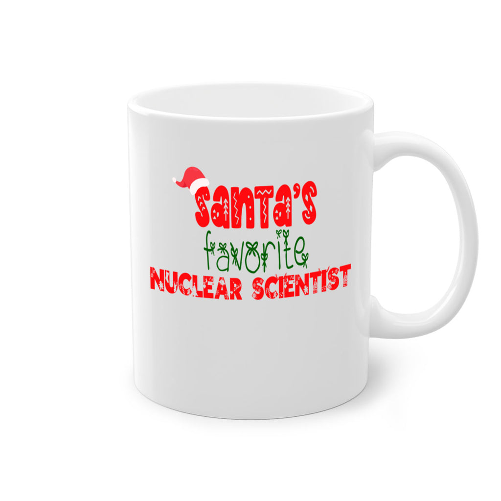 santas favorite nuclear scientist style 976#- christmas-Mug / Coffee Cup