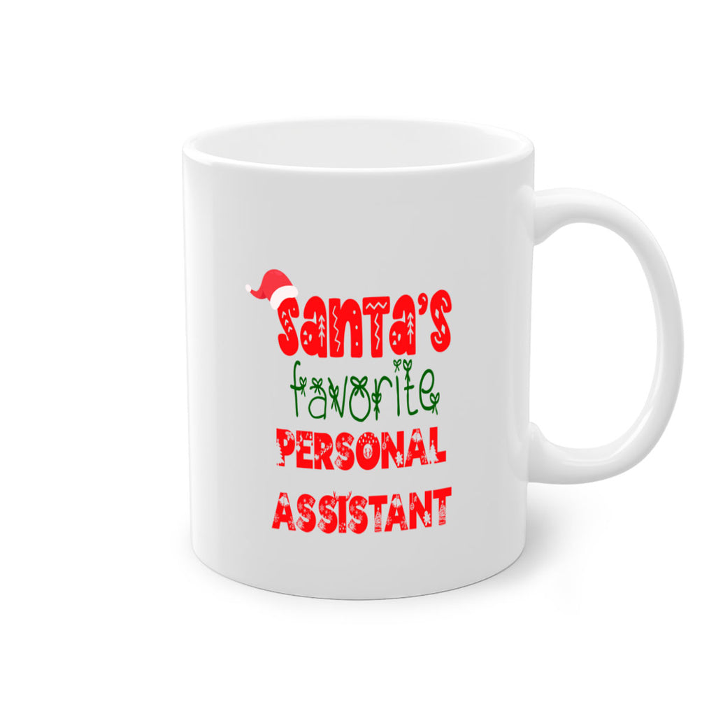 santas favorite personal assistant style 1005#- christmas-Mug / Coffee Cup