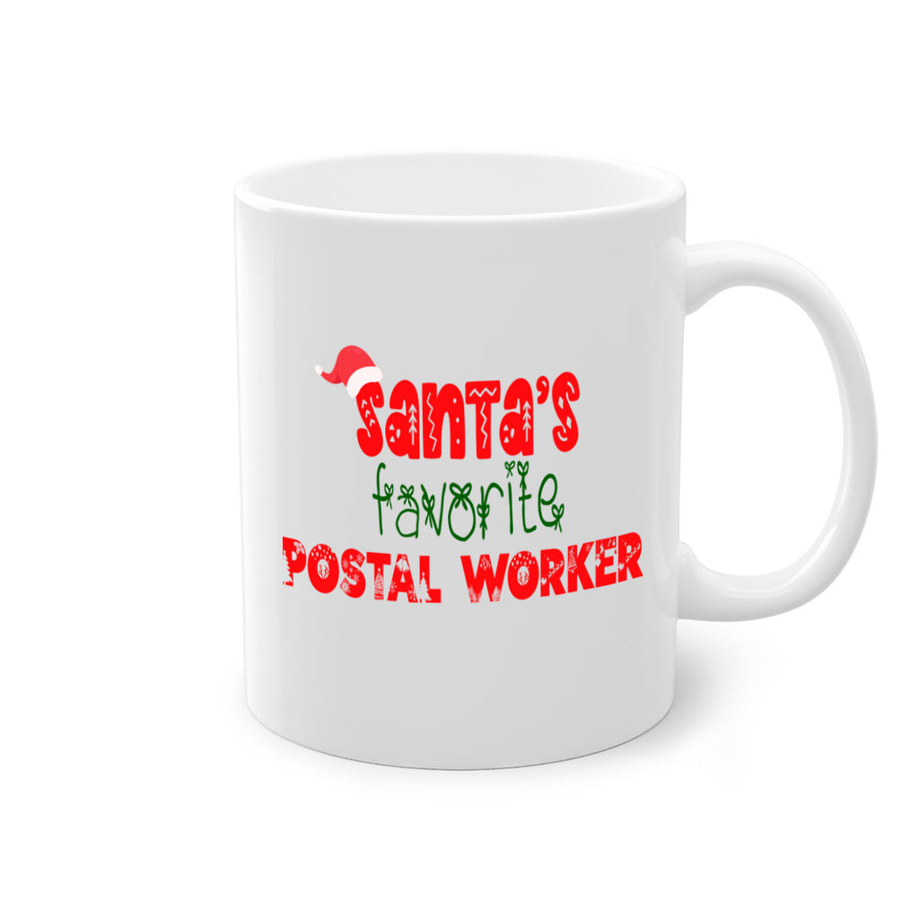 santas favorite postal worker style 1031#- christmas-Mug / Coffee Cup