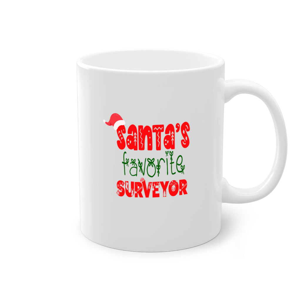santas favorite surveyor style 1109#- christmas-Mug / Coffee Cup