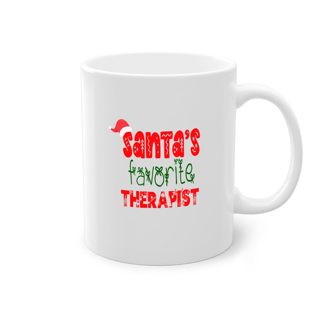 santas favorite therapist style 1122#- christmas-Mug / Coffee Cup
