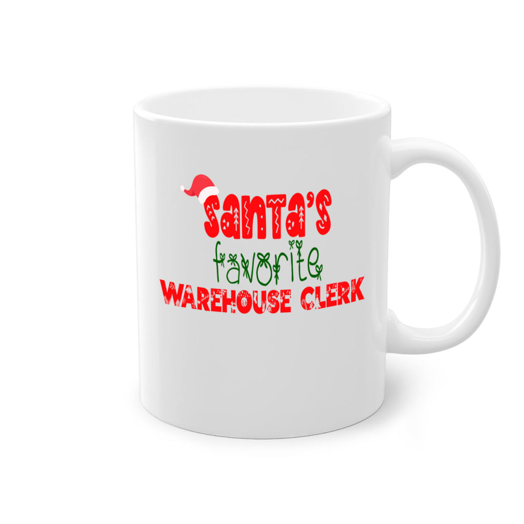 santas favorite warehouse clerk style 1152#- christmas-Mug / Coffee Cup