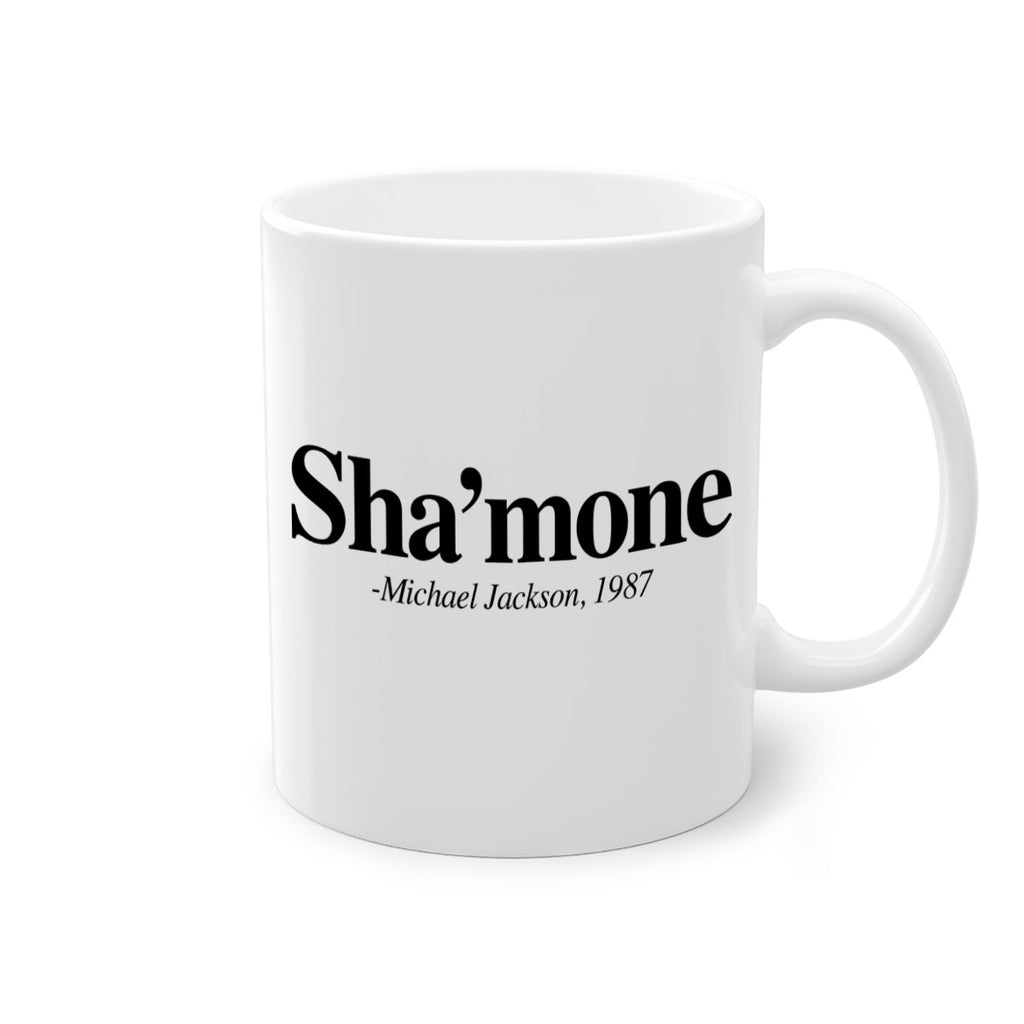 shamone 37#- black words - phrases-Mug / Coffee Cup