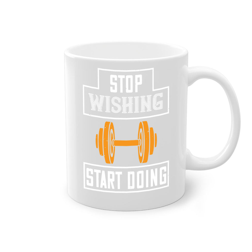 stop weshing start doing 74#- gym-Mug / Coffee Cup