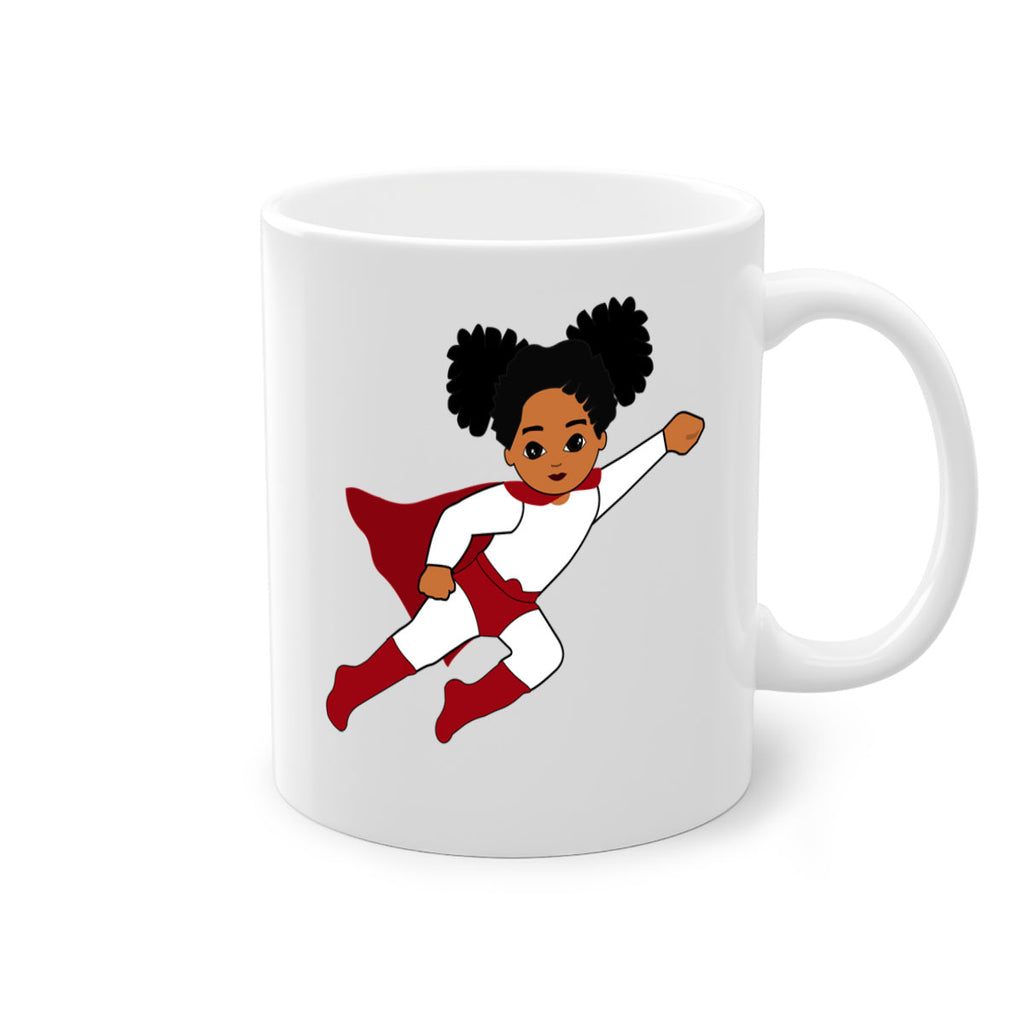 super kids girl 6#- Black women - Girls-Mug / Coffee Cup